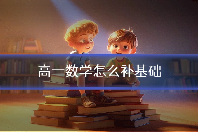 高一数学怎么补基础
