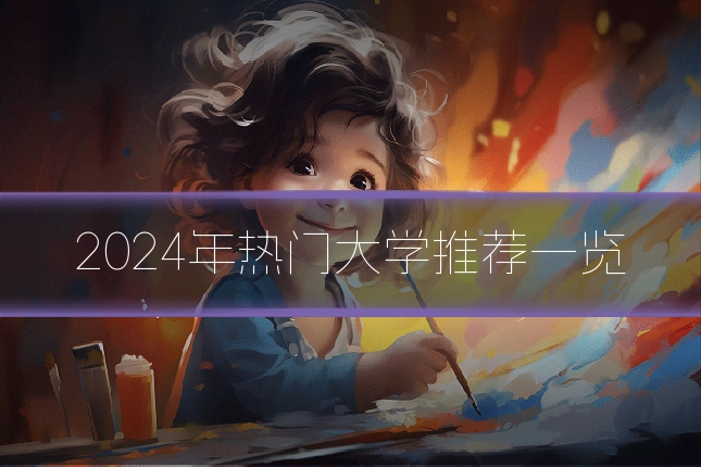 2024年热门大学推荐一览