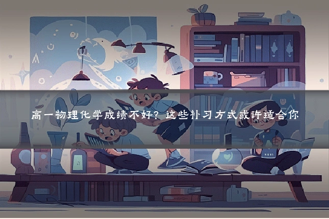高一物理化学成绩不好?这些补习方式或许适合你