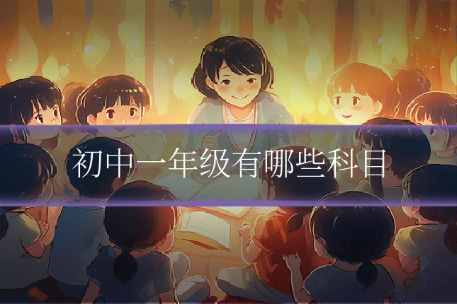初中一年级有哪些科目