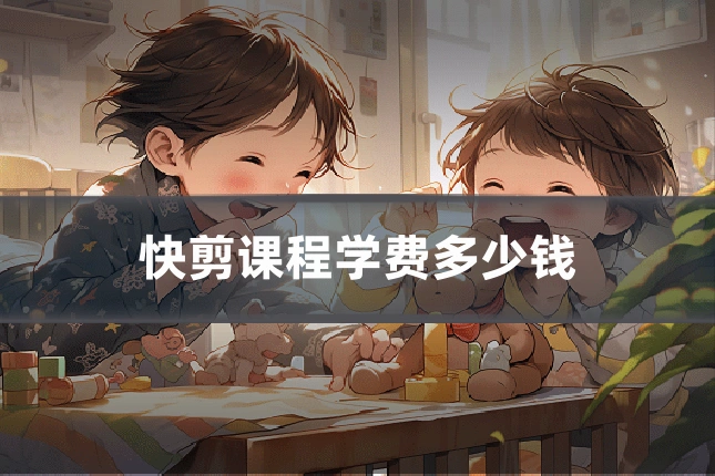 快剪课程学费多少钱