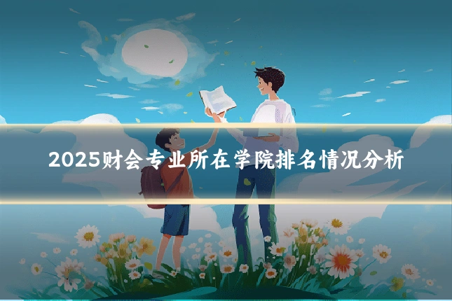 2025财会专业所在学院排名情况分析