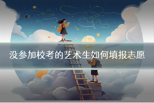 没参加校考的艺术生如何填报志愿