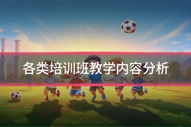 各类培训班教学内容分析