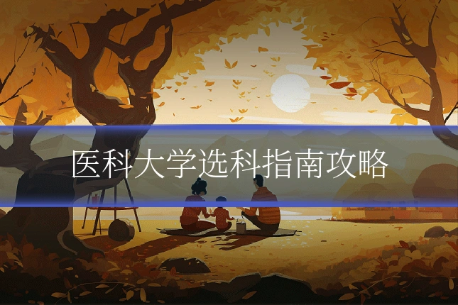 医科大学选科指南攻略