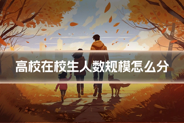 高校在校生人数规模怎么分
