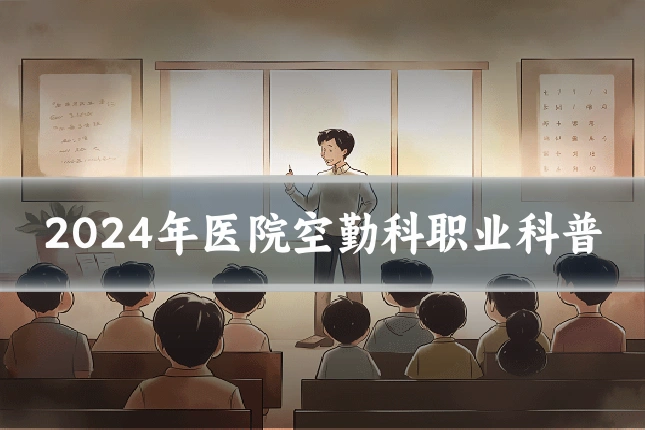 2024年医院空勤科职业科普