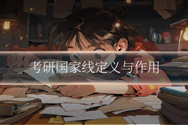 考研国家线定义与作用