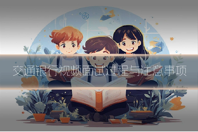 交通银行视频面试过程与注意事项