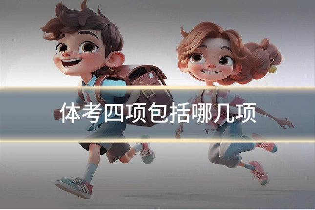 体考四项包括哪几项