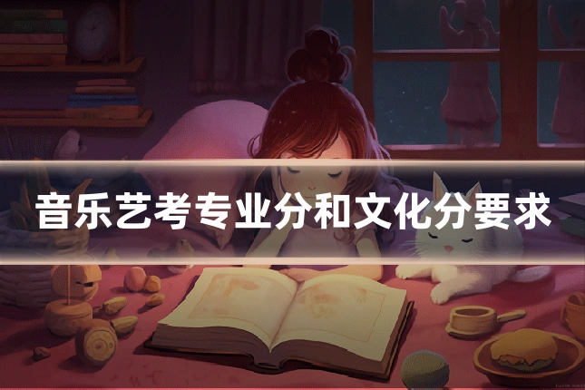 音乐艺考专业分和文化分要求