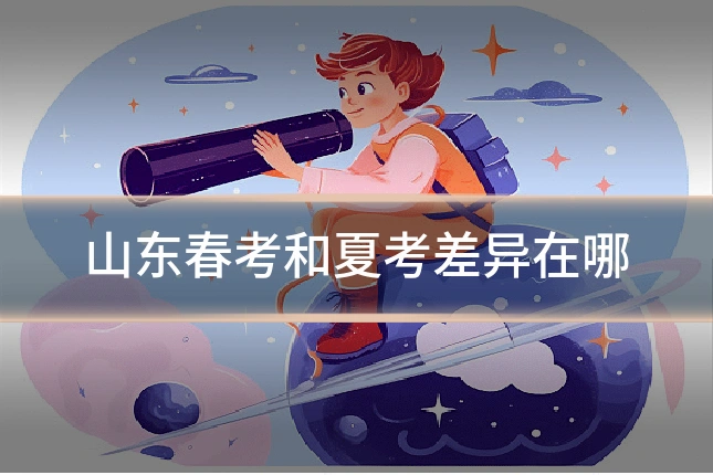 山东春考和夏考差异在哪