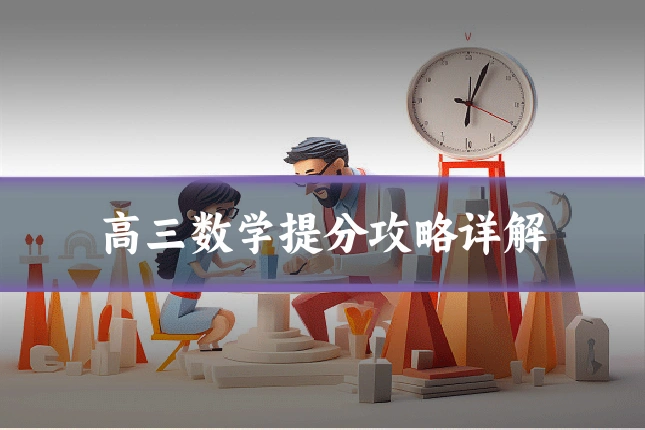 高三数学提分攻略详解