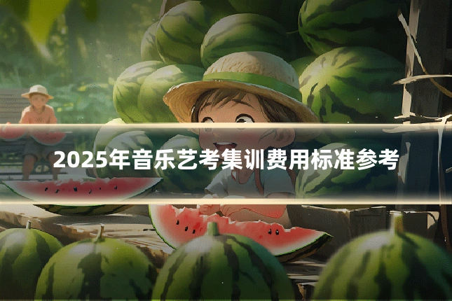 2025年音乐艺考集训费用标准参考
