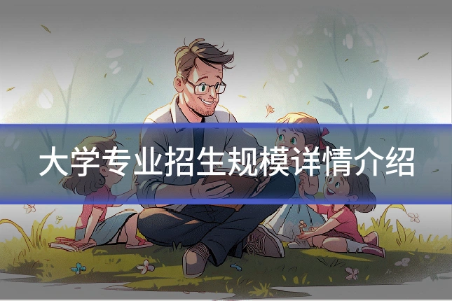 大学专业招生规模详情介绍