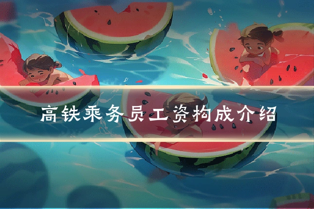 高铁乘务员工资构成介绍