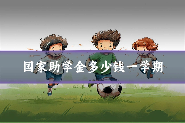 国家助学金多少钱一学期