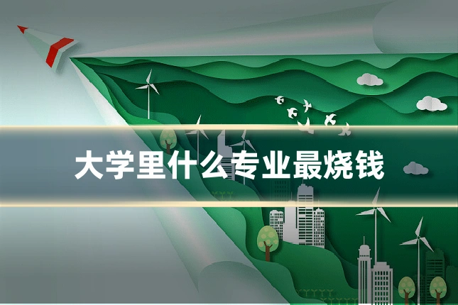 大学里什么专业最烧钱