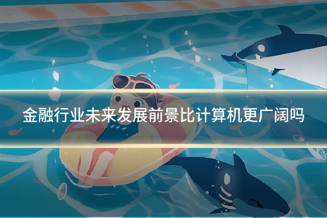 金融行业未来发展前景比计算机更广阔吗