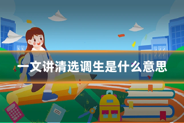 一文讲清选调生是什么意思