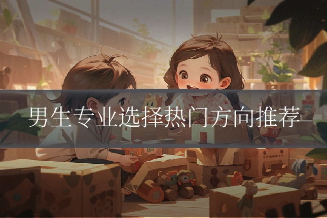 男生专业选择热门方向推荐