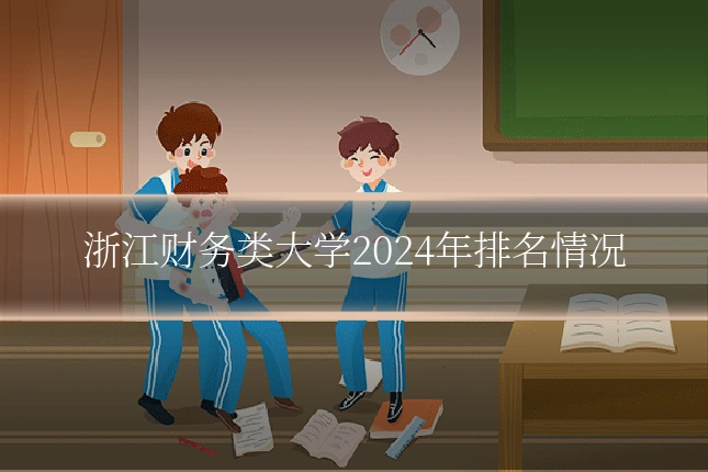 浙江财务类大学2024年排名情况