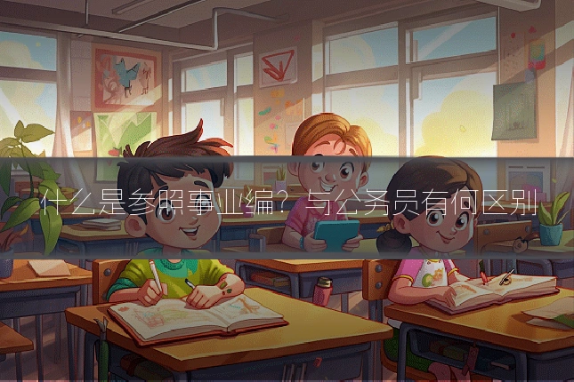 什么是参照事业编?与公务员有何区别