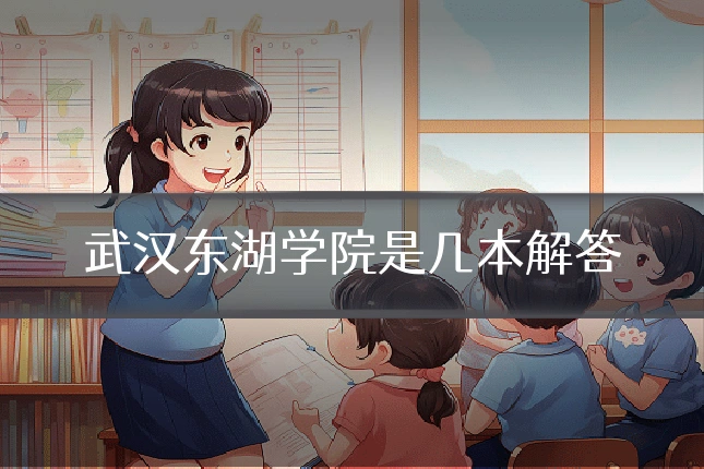 武汉东湖学院是几本解答