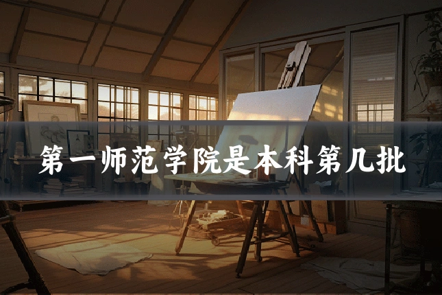 第一师范学院是本科第几批