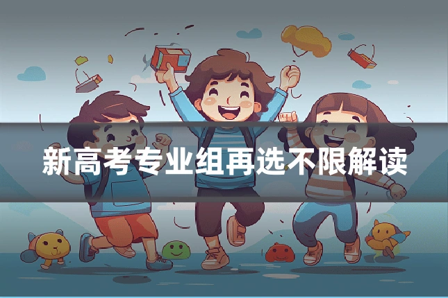 新高考专业组再选不限解读