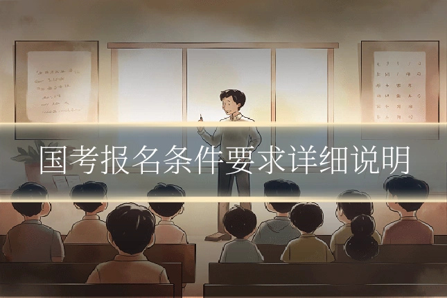 国考报名条件要求详细说明