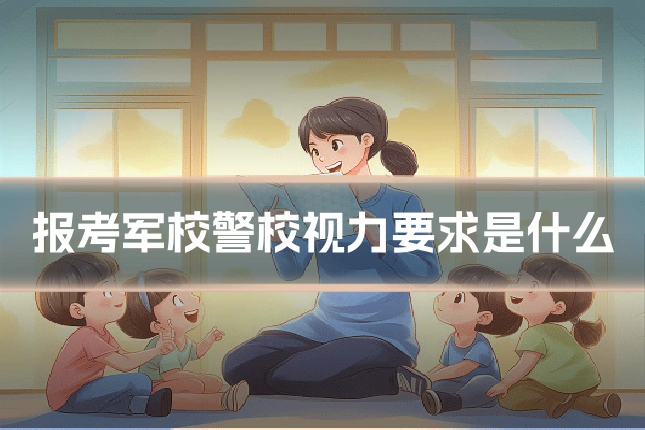 报考军校警校视力要求是什么