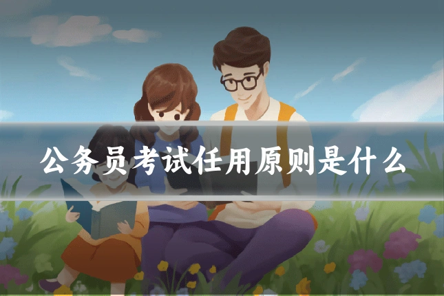 公务员考试任用原则是什么