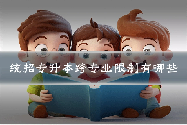 统招专升本跨专业限制有哪些