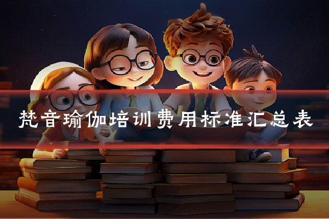 梵音瑜伽培训费用标准汇总表