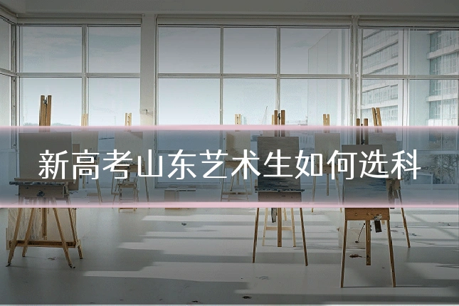 新高考山东艺术生如何选科