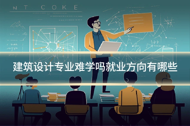 建筑设计专业难学吗就业方向有哪些