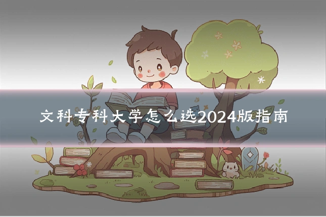 文科专科大学怎么选2024版指南