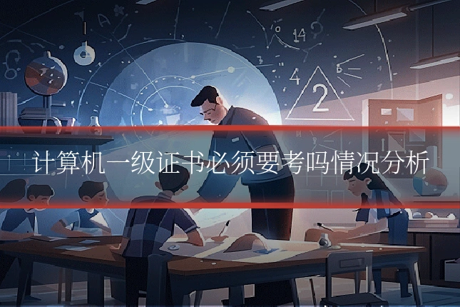 计算机一级证书必须要考吗情况分析