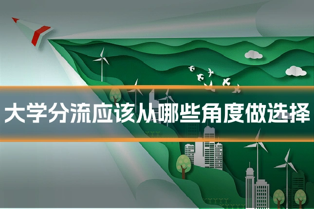 大学分流应该从哪些角度做选择