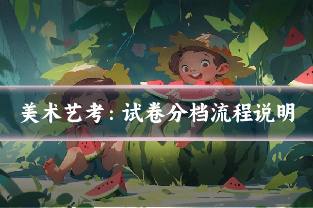 美术艺考:试卷分档流程说明