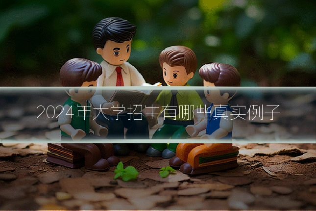 2024年大学招生有哪些真实例子