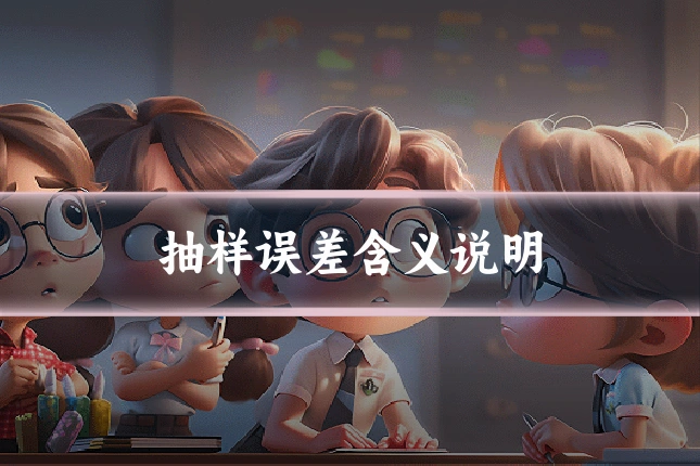 抽样误差含义说明