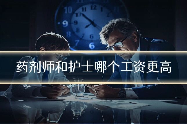 药剂师和护士哪个工资更高
