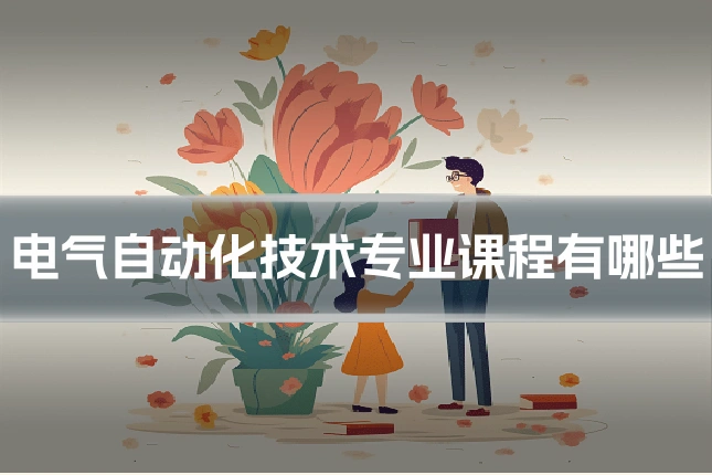 电气自动化技术专业课程有哪些