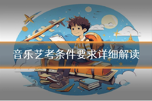 音乐艺考条件要求详细解读