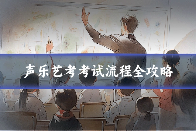 声乐艺考考试流程全攻略