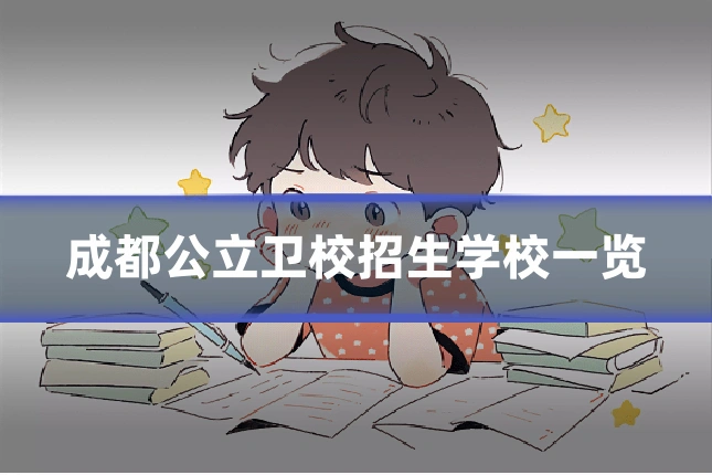 成都公立卫校招生学校一览