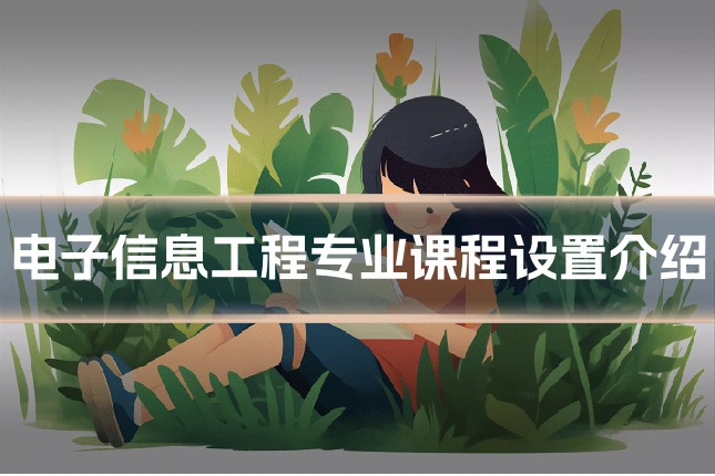 电子信息工程专业课程设置介绍