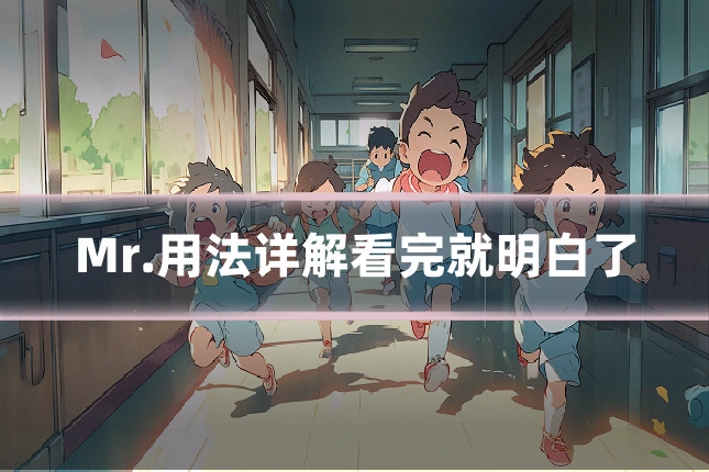Mr.用法详解看完就明白了